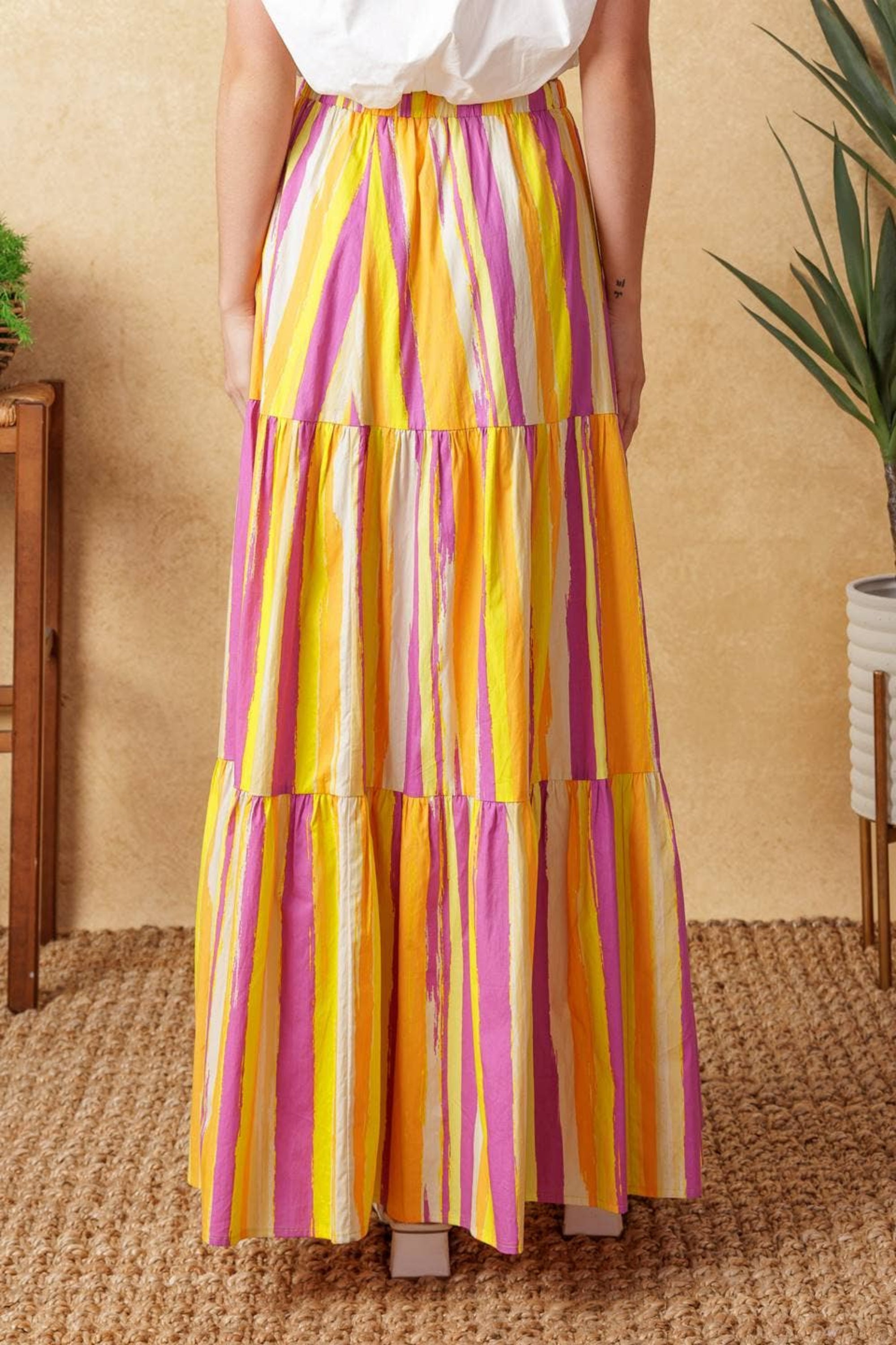 Geaux Gold Poplin Maxi
