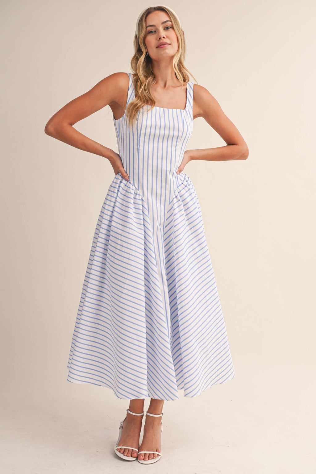 Bridgerton Blue Dress