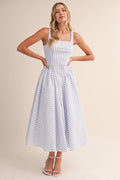 Bridgerton Blue Dress
