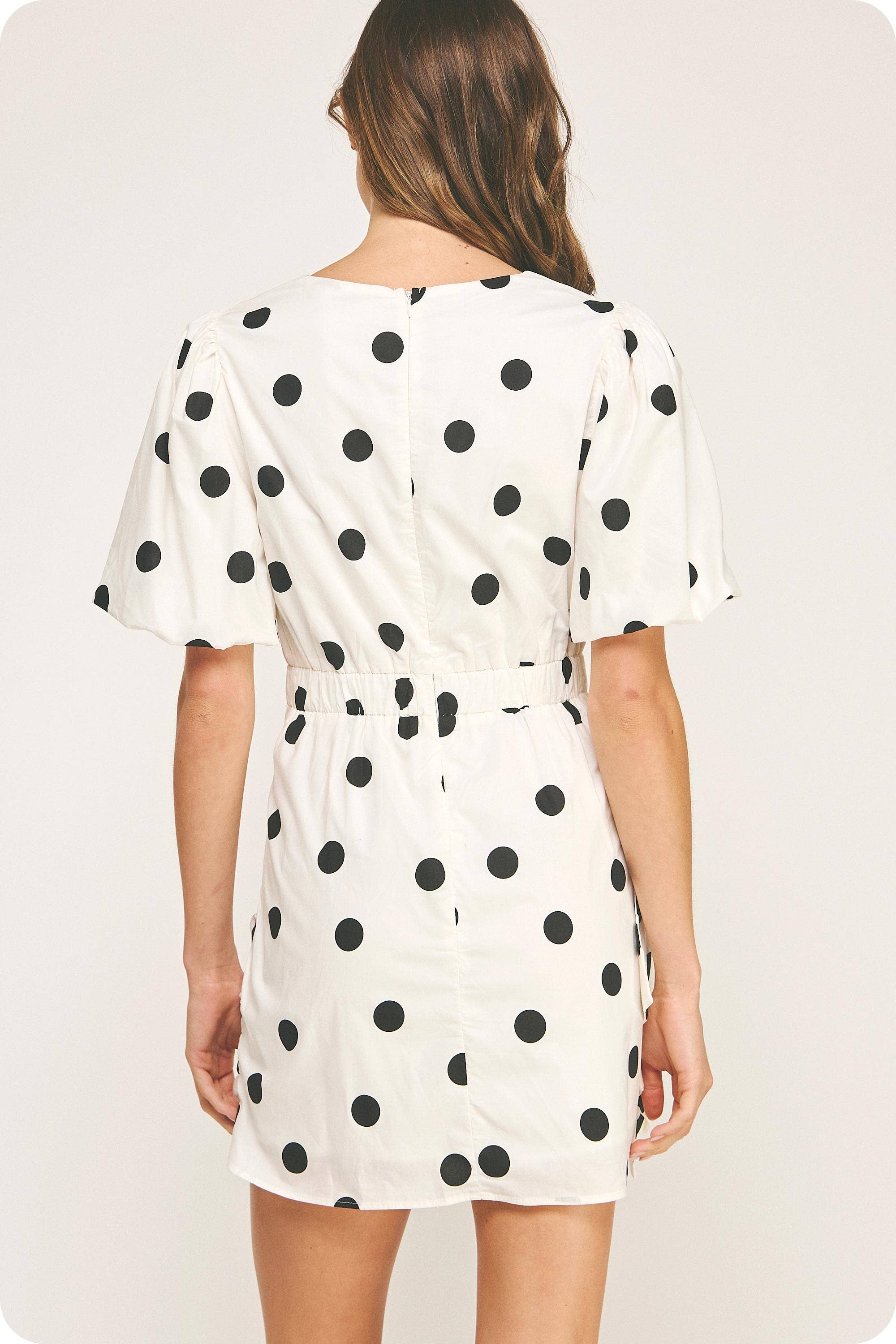 Julia Polka Dot Mini Dress