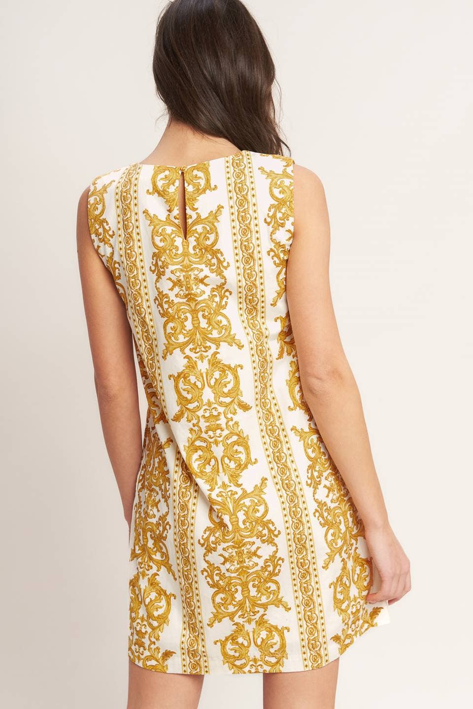 Golden Girl Shift Dress
