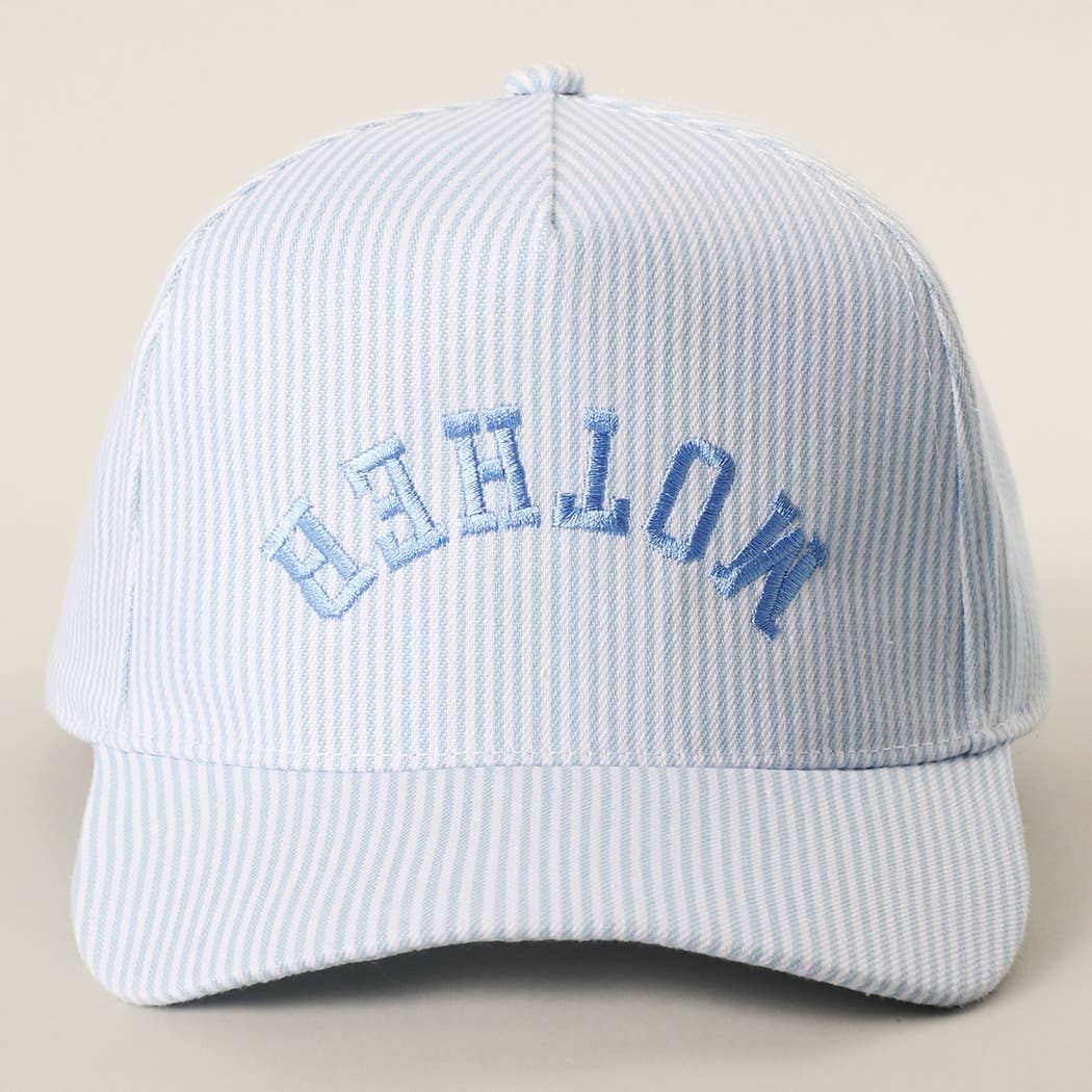 MOTHER Seersucker Hat