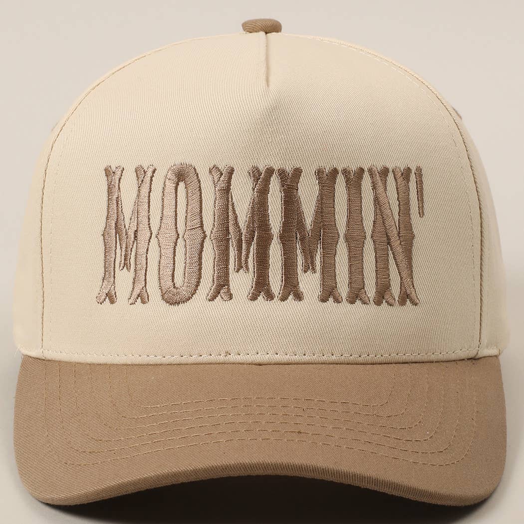 MOMMIN' Two-Tone Trucker Hat